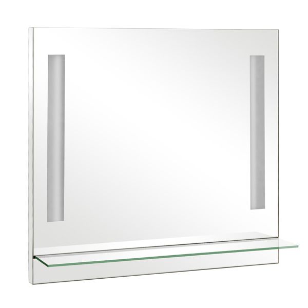 Дзеркало Аква-Родос Мілано 85 см з підсвічуванням та полицею