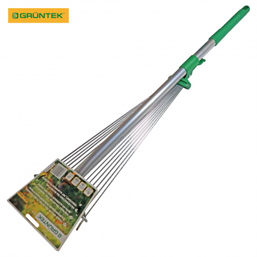 Грабли веерные Gruntek TRA-83/160 с алюминиевой ручкой (295160003)