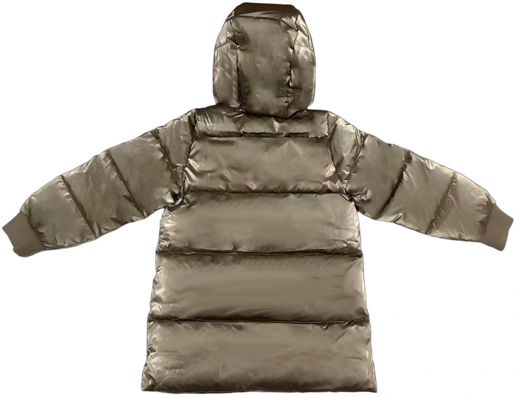 Куртка-пуховик для девочек HW р.128–134 серый COG2912303