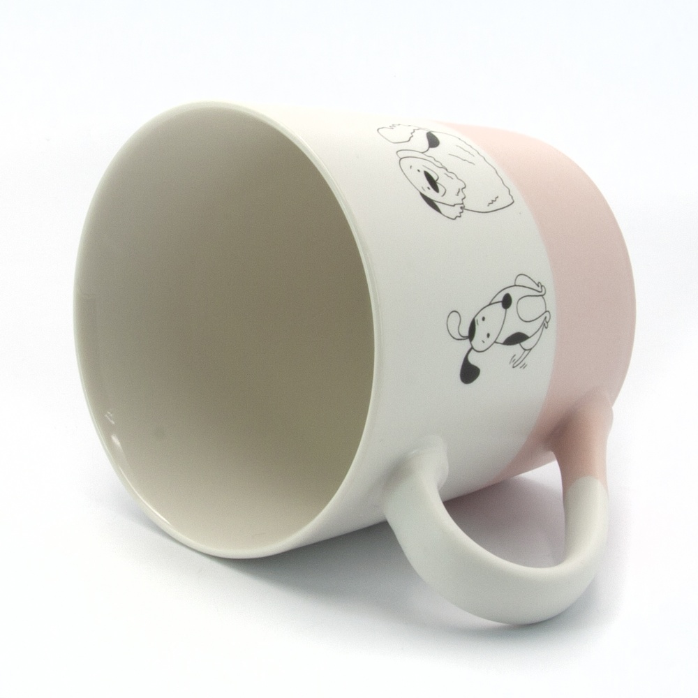 Чашка Milika Fawnera DogsPink 390 мл M0520-B357-G3357D