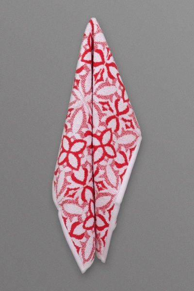 Рушник кухонний Thali 50x50 см Lasa червоний із білим 