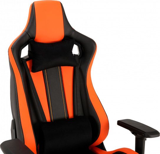 Крісло GT Racer X-0715 чорно-помаранчевий 