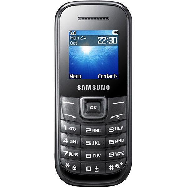 Телефон мобільний Samsung E1200 black