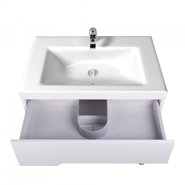 Тумба напольная Мойдодыр Форсаж 80 с умывальником Амальфи 80