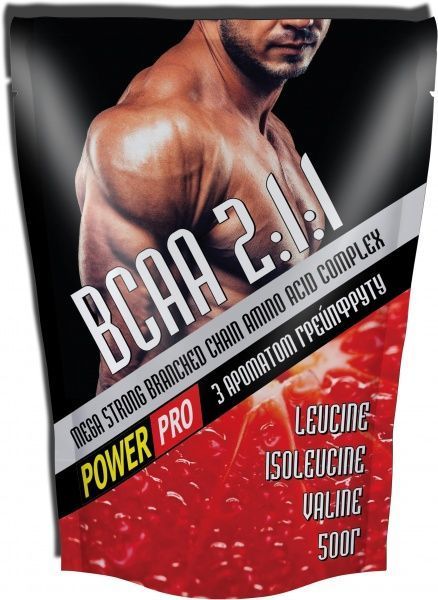 Аминокислота POWER PRO BCAA Грейпфрут 500 г 
