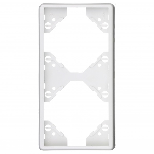 Рамка Efapel Apolo вертикальная белоснежный L50922 TBR