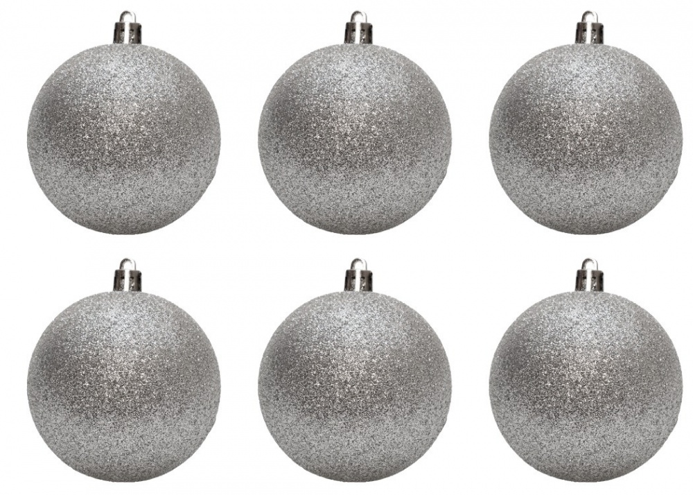 Набор елочных шаров 892319 d 80 мм 6 шт./уп.