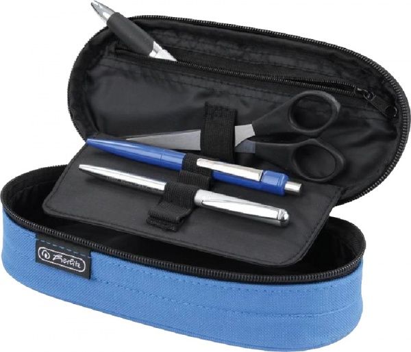 Пенал Be.Bag Case Blue 11415916 Herlitz синий