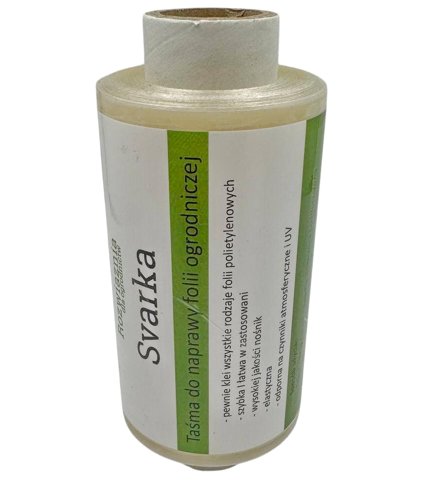 Клейка стрічка для ремонту тепличної плівки прозора 100 мм x 25 м 100 мкм