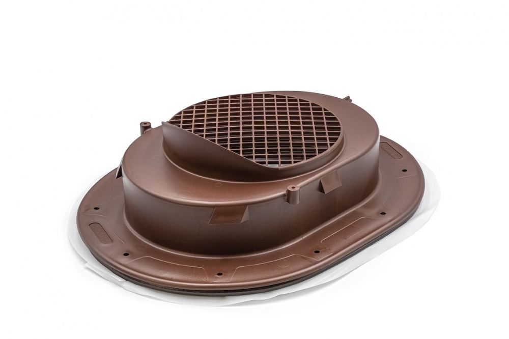 Аератор точковий EliteVent коричневий для змонтованої бітумної та фальцевої покрівлі