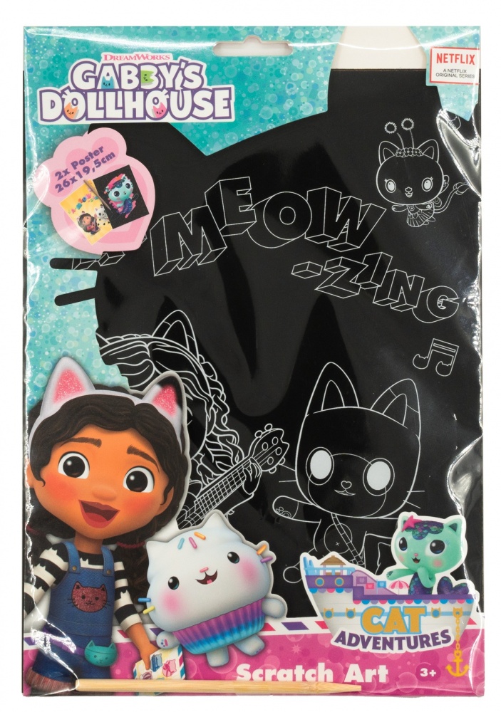 Скретч-розмальовка «Gabby's Dollhouse»