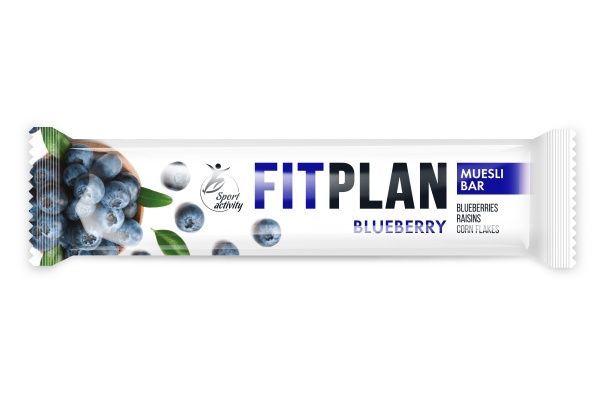 Батончик Vale Fitness Plan з чорницею 25 г