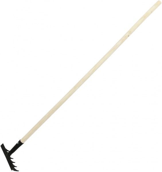 Граблі зубчасті з держаком 1