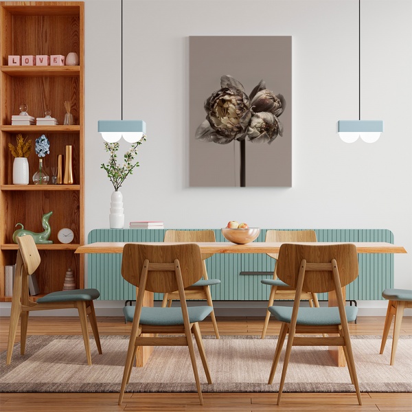 Картина на полотні Бежеві квіти 70x50 см WS Holst 14082216 