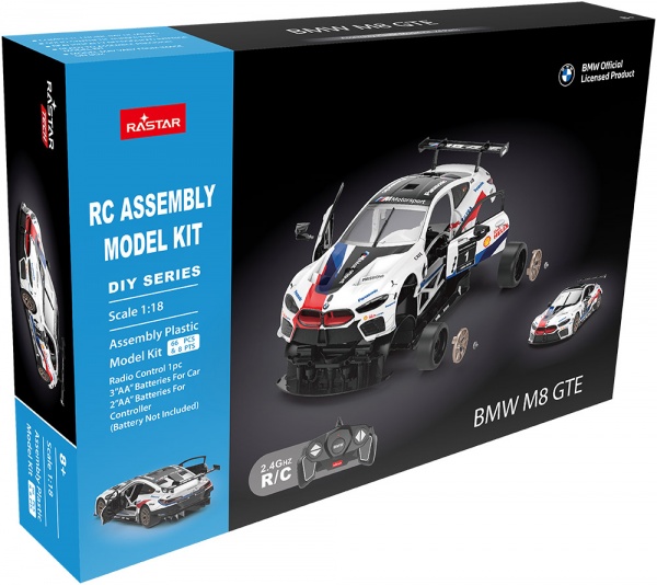 Автомобиль на р/у Rastar BMW M8 GTE 1:18 454.00.33