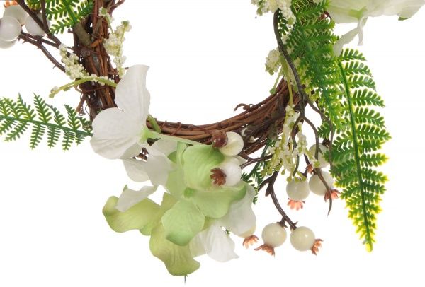 Подсвечник весенний с ягодками 10 см еленый