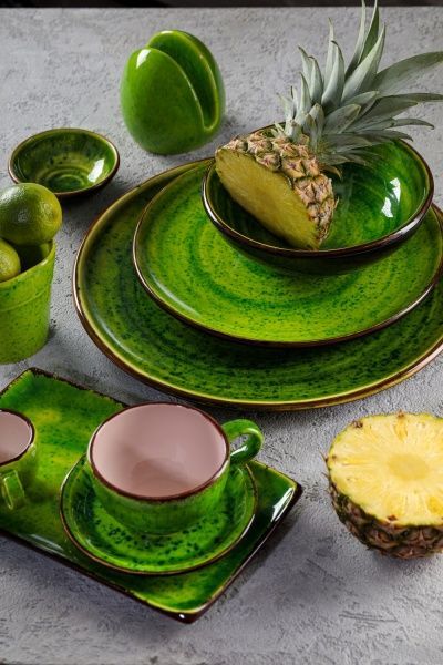 Блюдце 15,5 см Лайм Manna Ceramics