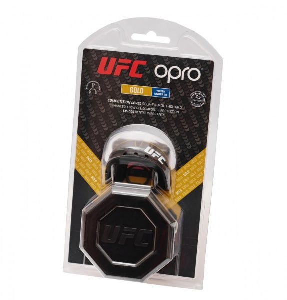 Капа Opro UFC_Junior-Gold_Black р. универсальный 