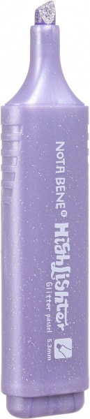 Маркер текстовый Nota Bene with glitter 521B-24 violet фиолетовый 