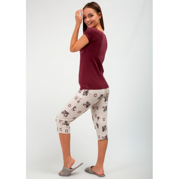 Пижама женская Roksana 1035/16049 р. M баклажановый 