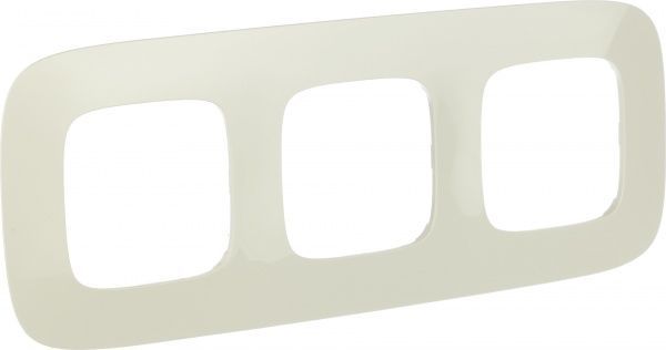 Рамка трехместная Legrand Allure универсальная кремовый 754313