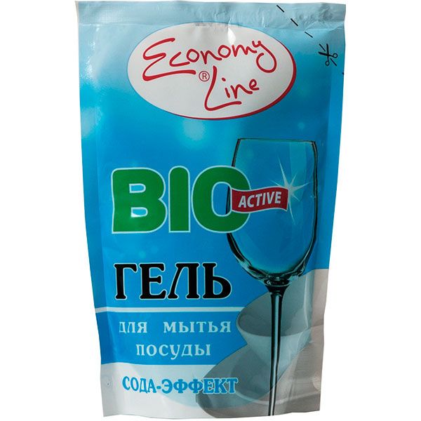 Средство для мытья посуды Economy Line Сода-Эффект 450 г