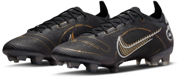 Бутси Nike VAPOR 14 ELITE FG DJ2837-007 р.US 10 чорний