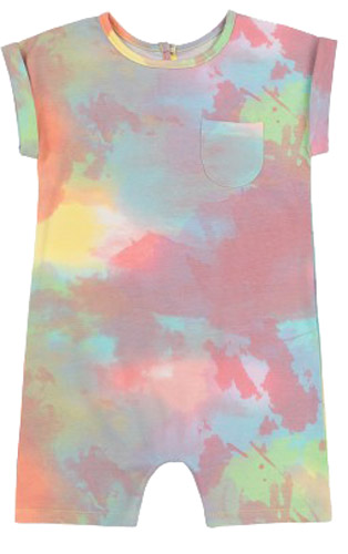 Полукомбинезон для девочки Bembi ПК195 р.68 разноцветный/коралловый 17195021033.KZ1 