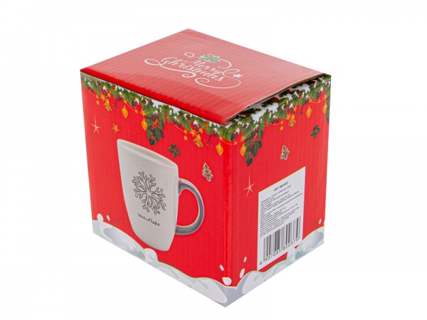 Чашка Новогодняя. Снежинка 330 мл 858-0037 Lefard