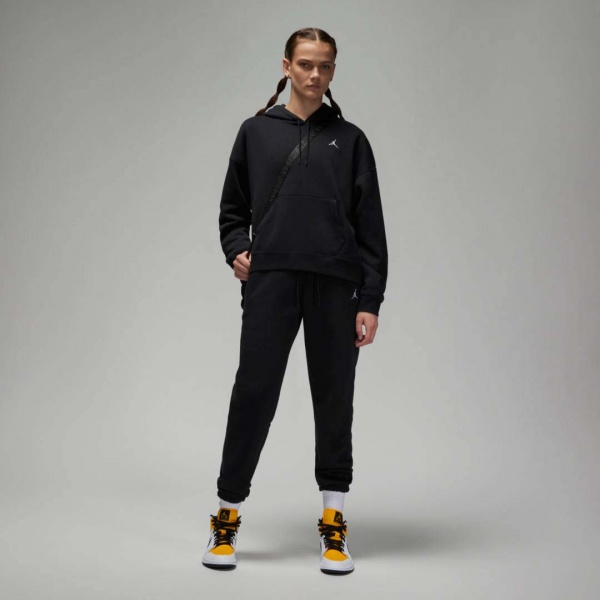 Джемпер Nike W J BRKLN FLC PO DQ4458-010 р. S чорний