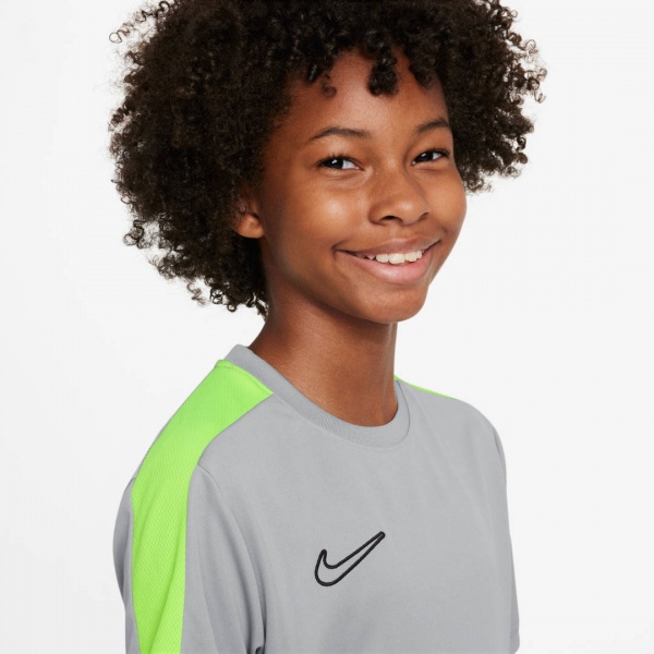 Футболка Nike K NK DF ACD23 TOP SS BR DX5482-007 р.M сірий
