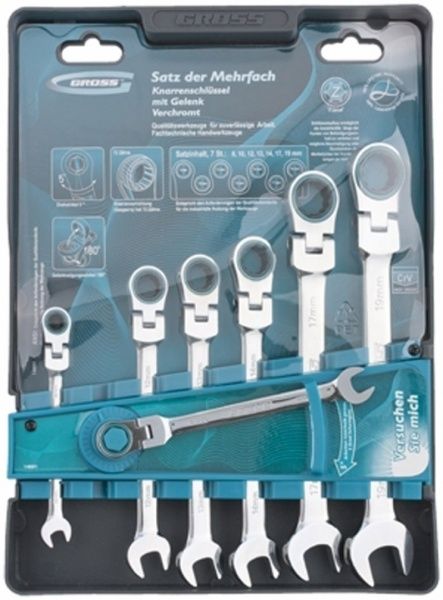 Набор ключей комбинированных Gross 8-19 мм 14891