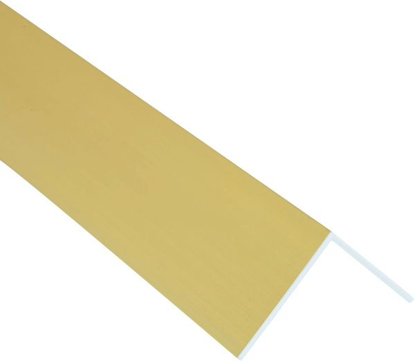 Порожек алюминиевый анодированный Braz Line 30х30x2700 мм золото 