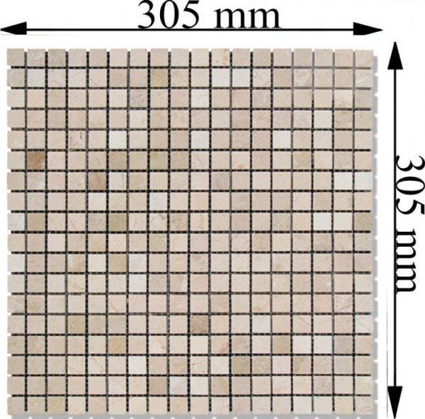 Плитка KrimArt мозаика Mix Beige МКР-4П 30,5x30,5 