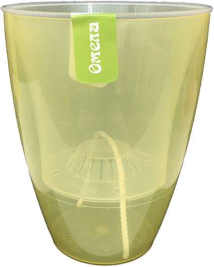 Горшок пластиковый Омела Омела Самоувлажняющийся 1,3 литра круглый 