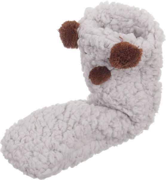 Тапки домашние Maxwin KIDS Шиппи с ушками р.29-31 белый MWSE008/grey 