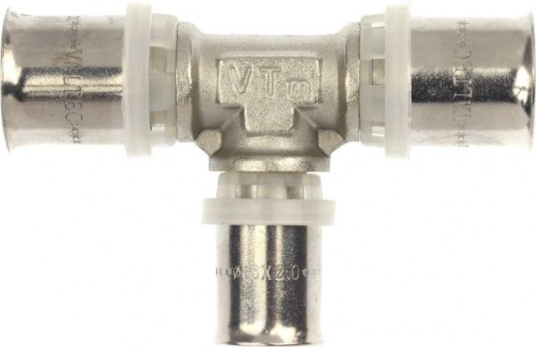 Трійник комбінований Valtec прес d20x16x20