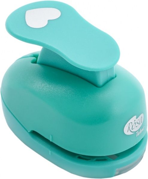 Фигурный дырокол Сердце 1,6 см  Rosa Talent