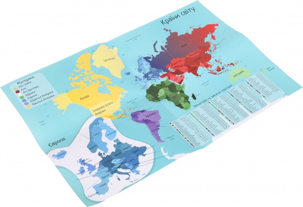 Игра настольная Умняшка Флаги с многоразовыми наклейками КП-011