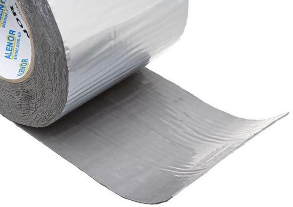 Лента герметизирующая Alenor BF бутиловая 100 мм x 10 м алюминиевая