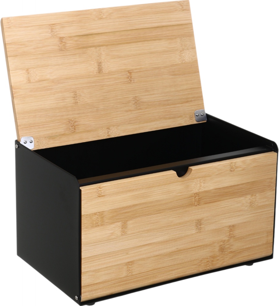 Хлібниця Flamberg Premium Woody 35x21x20,7 см чорний