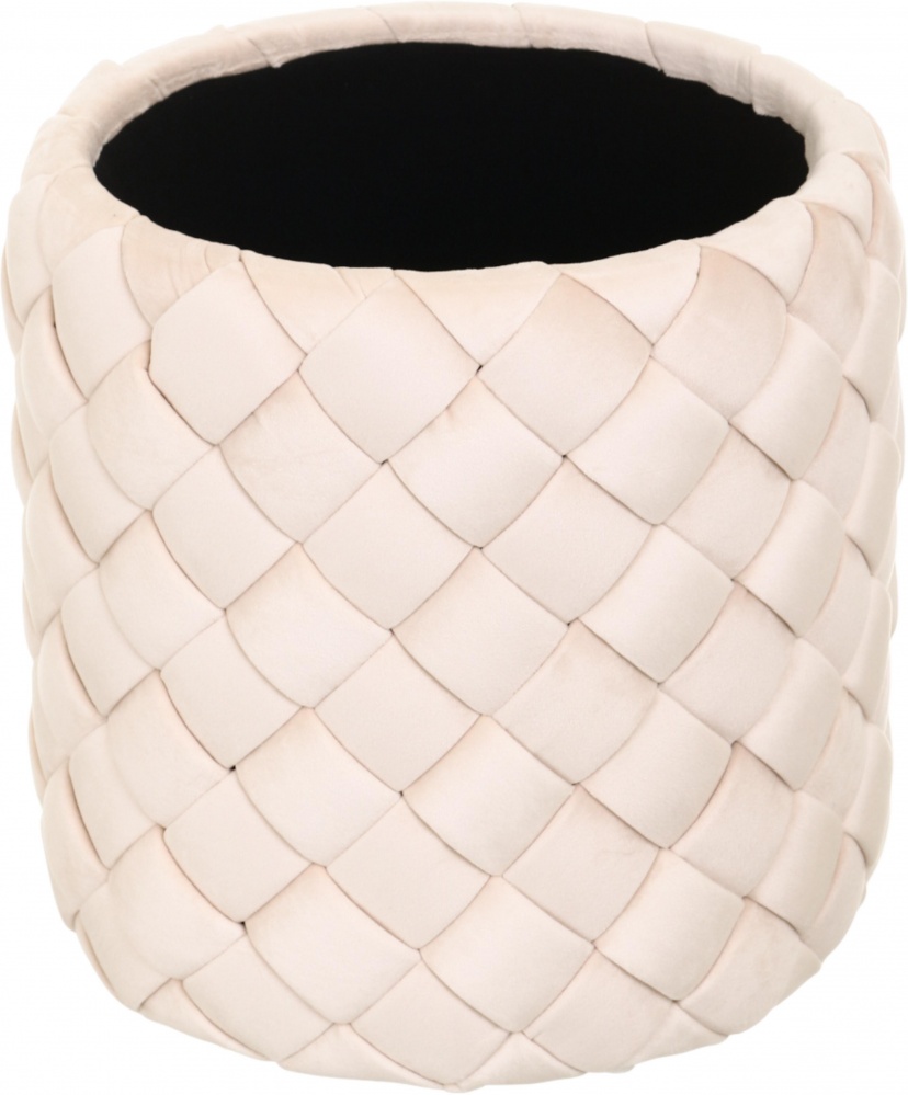 Сундук-пуф Sensio для хранения Linea 375х415х375 мм айвори (HS-CR1S)