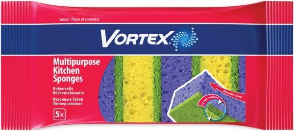 Губка Vortеx для кухни NEW 5 шт.