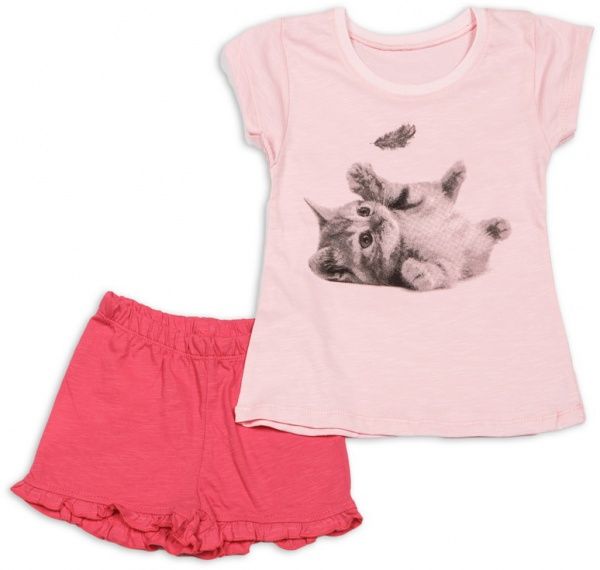 Піжама для дівчаток Фламінго р.110 рожево-малиновий 226-123 