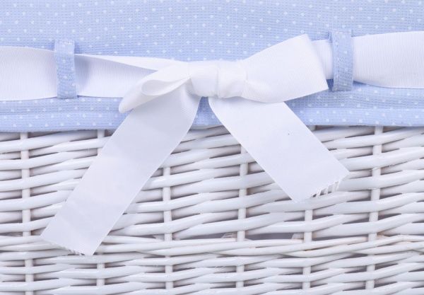 Кошик плетений з текстилем Tony Bridge Basket дитяча 60х40х40 см JM13-2TK-1 