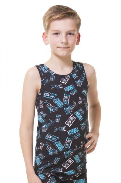 Майка для хлопчиків KOSTA 0074-5 р.122 чорний 