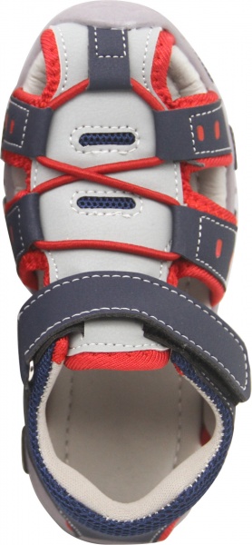 Сандалии для мальчика р.26 серый с красным UTSH-SK20039/red/26 