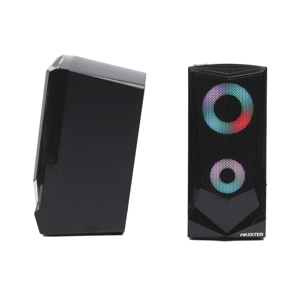 Колонки Maxxter CSP-U003RGB 2.0 black 