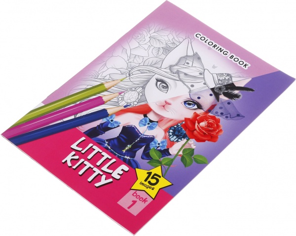 Раскраска Art studio of happiness 148х210 мм А4 в ассортименте