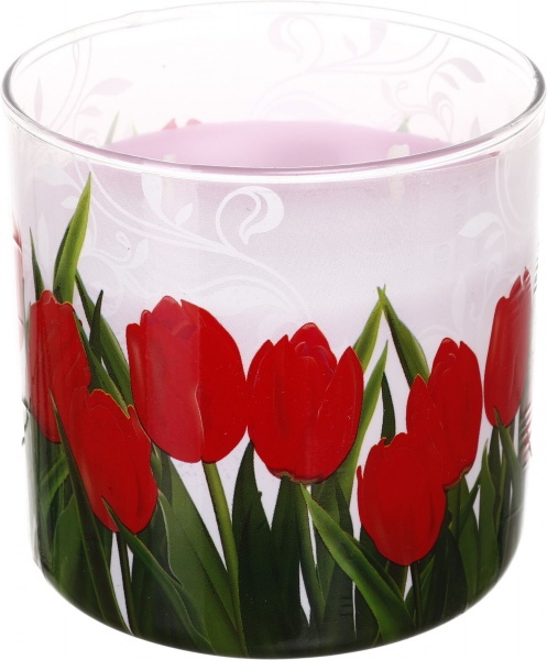 Свічка ароматична Pako-If Тюльпан 100х100 мм в асортименті 